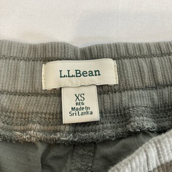 LL Bean Women’s Gray Drawstring Cropped‎ Pants Size XS Active Hiking Outdoors - Picture 3 of 13